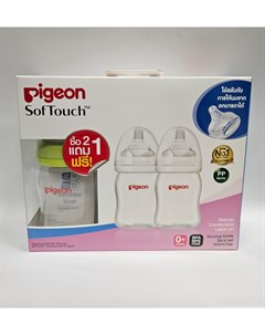 Набор бутылочек Soft touch 160 мл 3 шт Pigeon