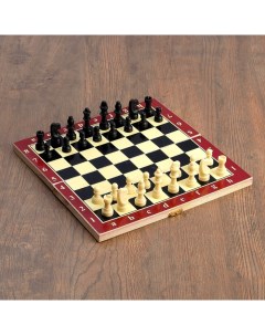 Настольная игра 3 в 1 Карнал нарды шахматы шашки фишки дерево фигуры пластик 29 х 29 Nobrand