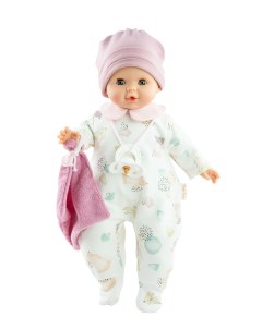 Кукла Соня в розовой шапочке с полотенцем 36 см озвученная Paola reina