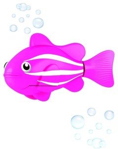 Роборыбка Robo Fish КЛОУН интерактивная цв розовый 100671 Nobrand