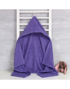 Полотенце с капюшоном цв фиолетовый 70x140 см 100 хл 320 г м2 Крошка я
