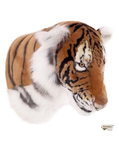 Реалистичная мягкая игрушка Голова тигра 35 см Hansa creation