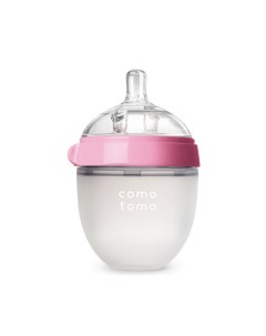 Бутылочка антиколиковая 150 мл с рождения розовая Comotomo