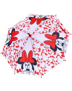 Зонт детский Минни Маус красный 8 спиц d 86 см Disney