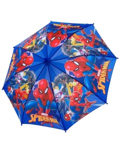 Зонт детский Человек паук синий 8 спиц d 86 см Marvel
