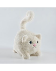 Мягкая игрушка Кошка белая Ундина 18см Abtoys