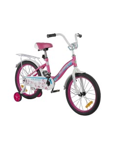 Велосипед 16 с доп колесами цв розов белый вес 8 9 кг IT106084 Slider