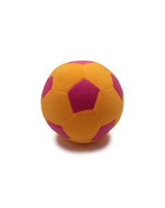 Детский мяч F 100 YP Мяч мягкий цвет желто розовый 23 см Magic bear toys