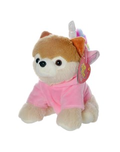 Мягкая игрушка Модные питомцы Собачка в розовом костюме Единорожки 18см Abtoys