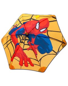 Зонт детский Человек паук оранжевый 6 спиц d 90 см Marvel