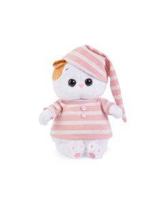 Мягкая игрушка Кошечка Лили Baby в полосатой пижамке 20 см Budi basa