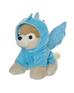 Мягкая игрушка Модные питомцы Собачка в голубом костюме Дракончика 18см Abtoys