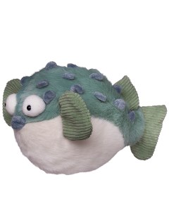 Мягкая игрушка В дикой природе Рыба Фугу зеленая 22см Abtoys