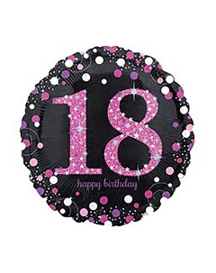 Шар фольгированный 18 Happy Birthday 18 1 шт 3605957 Anagram