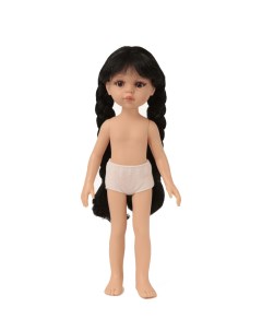 Кукла Карина с двумя косами без одежды 32 см Paola reina