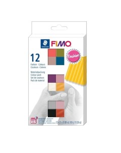 Глина полимерная Модные цвета Staedtler 8023 С12 5 12 блоков по 25 г Fimo
