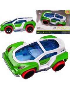 Машинка Junfa спортивная инерционная зеленая 12 5х6х4 5 см Junfa toys