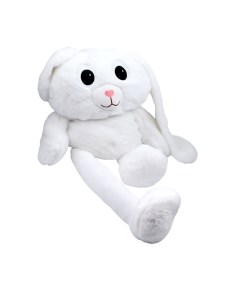 Мягкая игрушка кролик с регулируемыми лапками и ушками 777762 4 белый Nobrand