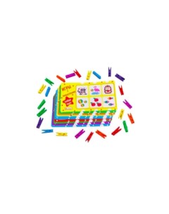 Развивающая игрушка для малышей Игры с прищепками Найди пару Alatoys