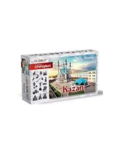 Пазл деревянный фигурный Citypuzzles Казань 103 деталей 8295 Нескучные игры