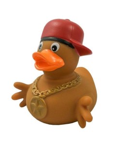 Игрушка для ванной Рэпер уточка Funny ducks