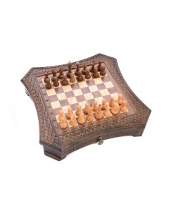 Шахматы резные в ларце Гарант 50 арт 100 108 Harutyunyan