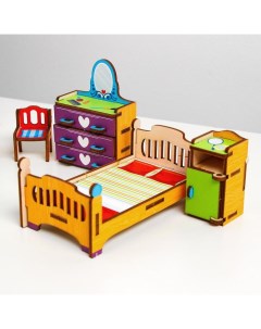 Мебель для кукол Спальня Лесная мастерская