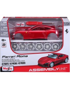 Машинка сборная металлическая KIT 1 24 Ferrari Roma 39139 Maisto
