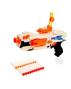 Бластер игрушечный War soul gun стреляет мягкими пулями работает от батареек Woow toys