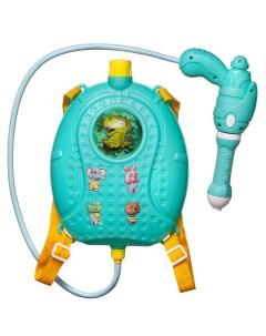 Бластер игрушечный Junfa водный с рюкзачком резервуаром Животные покоряют космос Junfa toys