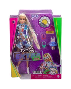Кукла Экстра в одежде с цветочным принтом HDJ45 Barbie