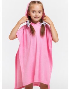 Полотенце детское пончно HFG2019 размер 61x52 см розовый Happyfox