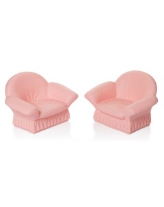 Мебель для кукол Кресла мягкие нежно розовые С 1576 Огонек
