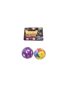 Мячик попрыгунчик 4 см Разноцветный набор 2 шт цвета в асс 49C Junfa toys