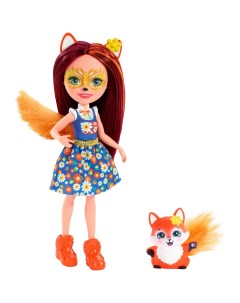 Кукла Enchantimals Фелисити Лис с питомцем Флик Mattel