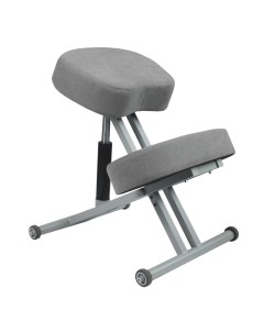 Ортопедический стул для осанки серый с эффектом памяти и газлифтом СК 1 2 Газлифт Олимп