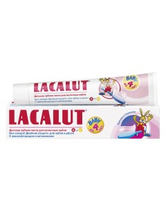 Детская зубная паста до 4 лет Baby 50 мл Lacalut