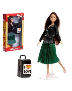 Кукла с чемоданом Бэтти в Мадриде серия Вокруг света Happy valley