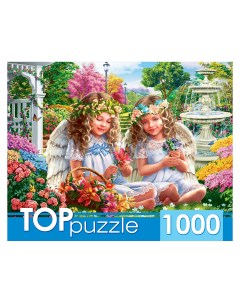 Пазлы Два нежных ангелочка 1000 элементов Toppuzzle