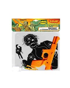 Пистолет игрушечный Zombie 734 со стрелами и мишенью Bauer