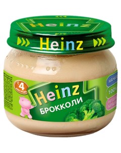 Пюре овощное Брокколи с 4 месяцев 80 г 1 шт Heinz