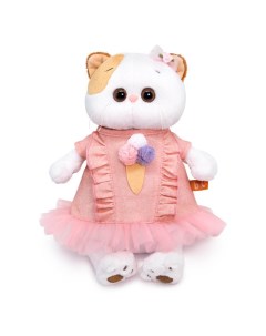 Мягкая игрушка Кошечка Ли Ли в платье с мороженым 24 см Budi basa