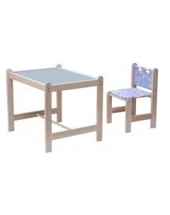 Набор игровой мебели Малыш 2 стол стул столешница синяя Утки Гном