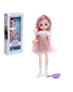 Кукла модная шарнирная Алиса в платье МИКС Nobrand