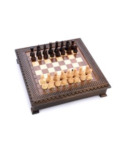 Шахматы резные в ларце Престиж 50 арт 100 109 Harutyunyan