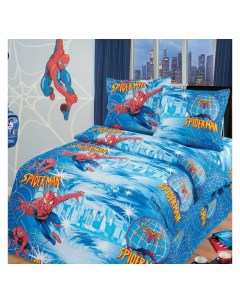 Детское постельное белье 1 5 спальное бязь Человек паук 210279 Артпостелька