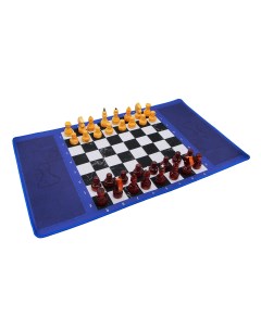 Набор Шахматы обиходные в картонной упаковке 165х110х50 с неопреновым полем Фабрика игр