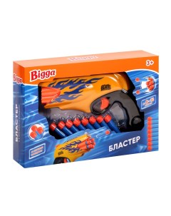 Бластер игрушечный с мягкими снарядами 9 предметов Bigga