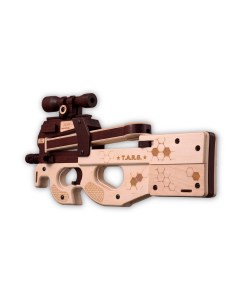 Сборная деревянная модель игрушка TARG Пистолет пулемет WASP T.a.r.g.