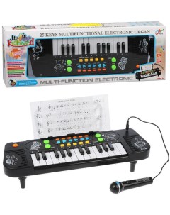 Синтезатор игрушечный 25 клавиш микрофон 8814A 1 Наша игрушка
